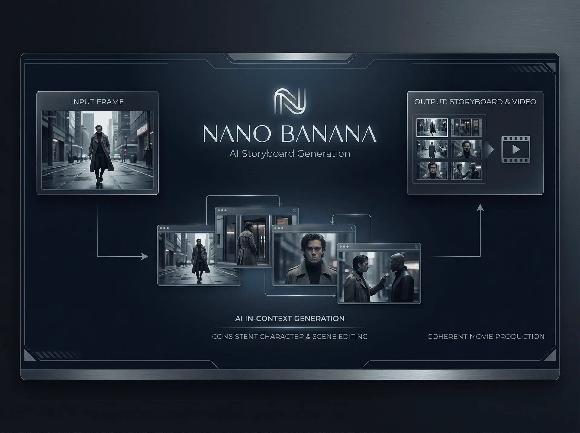 Nano Banana movie storyboard generation workflow